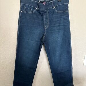 Mens Dark Blue Stretch Jeans